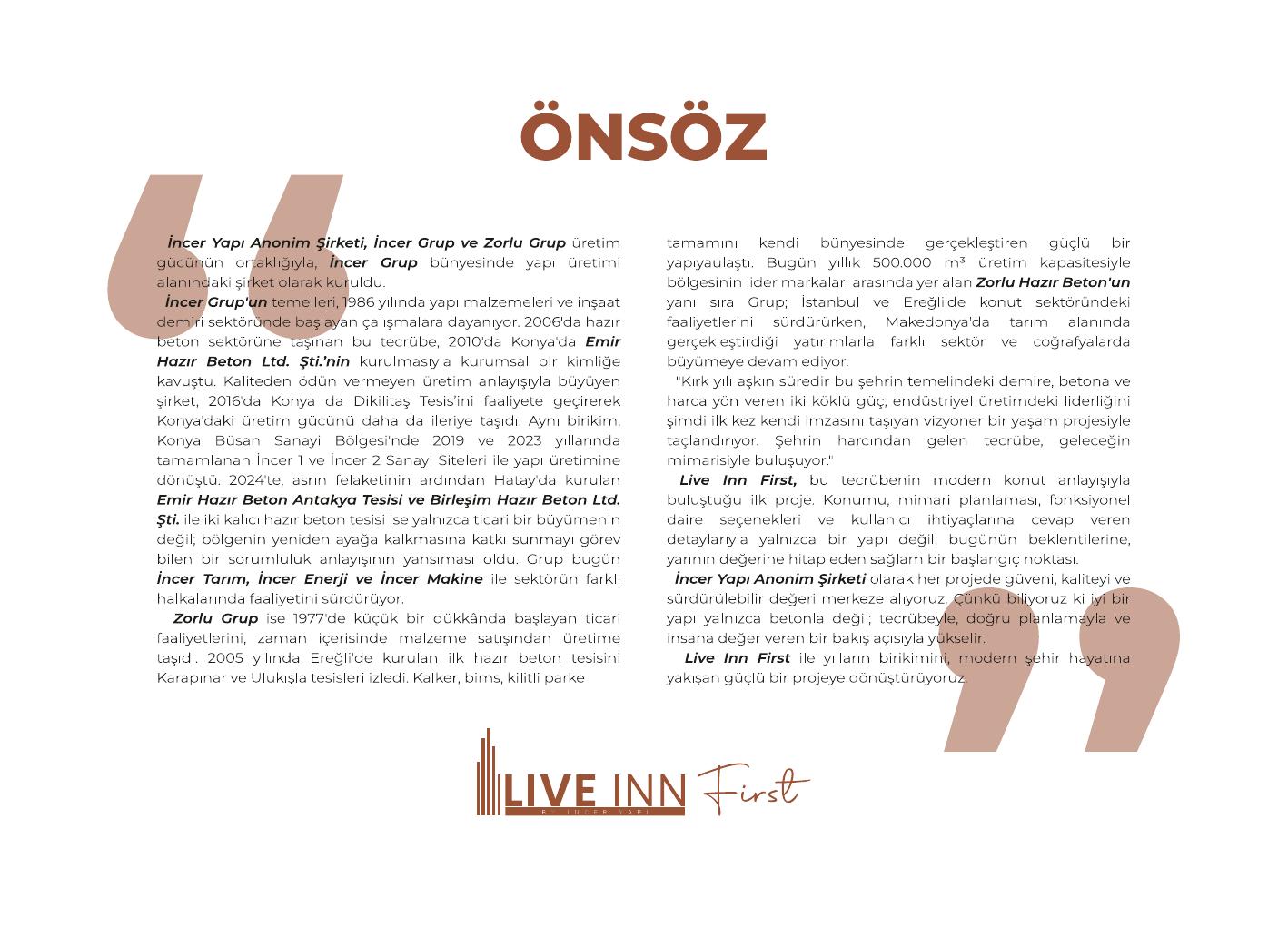 LIVE INN FIRST katalog sayfası 3